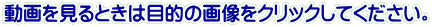 動画を見るときは目的の画像をクリックしてください。